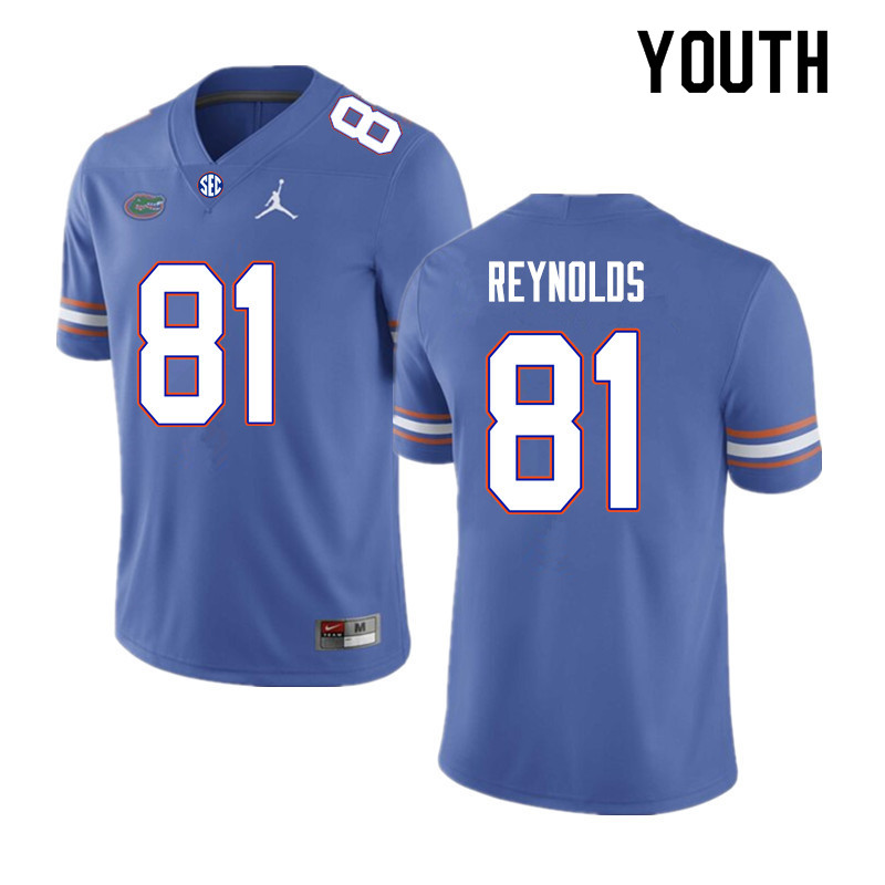 Youth #81 Daejon Reynolds Florida Gators College Football Jerseys Sale-Royal